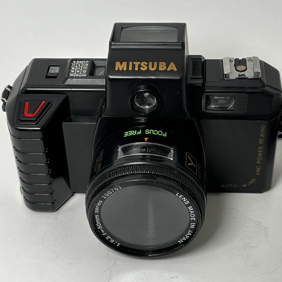 Mitsuba Other - Vintage Mitsuba TC-5000D 35mm Film Camera With Motor Drive 50mm F/6.3 - Untested